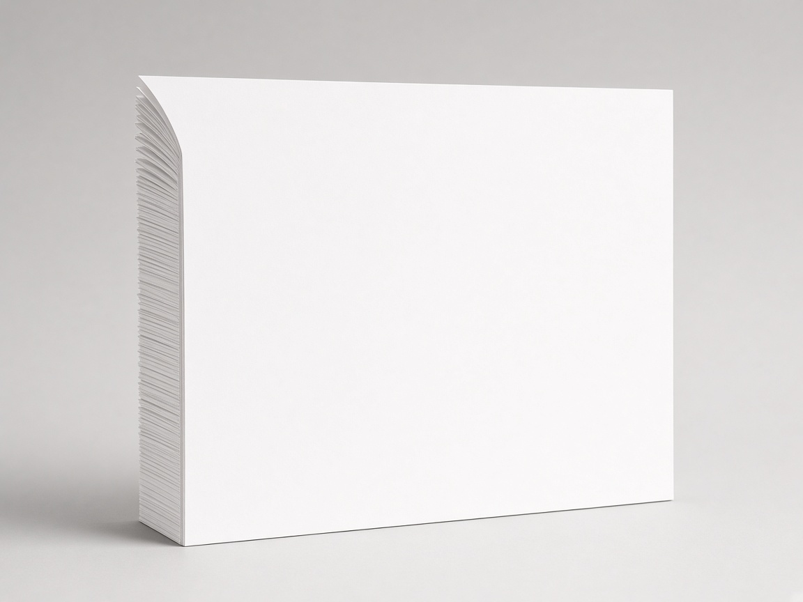White flip chart paper pad